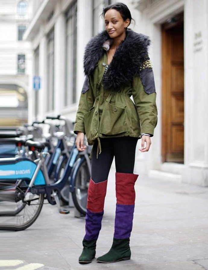 Street style z Londýna: Zimní kabáty