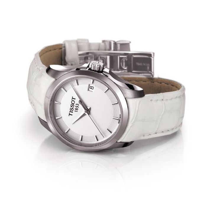 Tissot Couturier Lady white, 7240 Kč