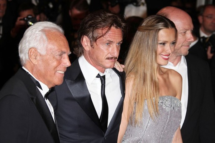 Petra Němcová, Sean Penn a Giorgio Armani