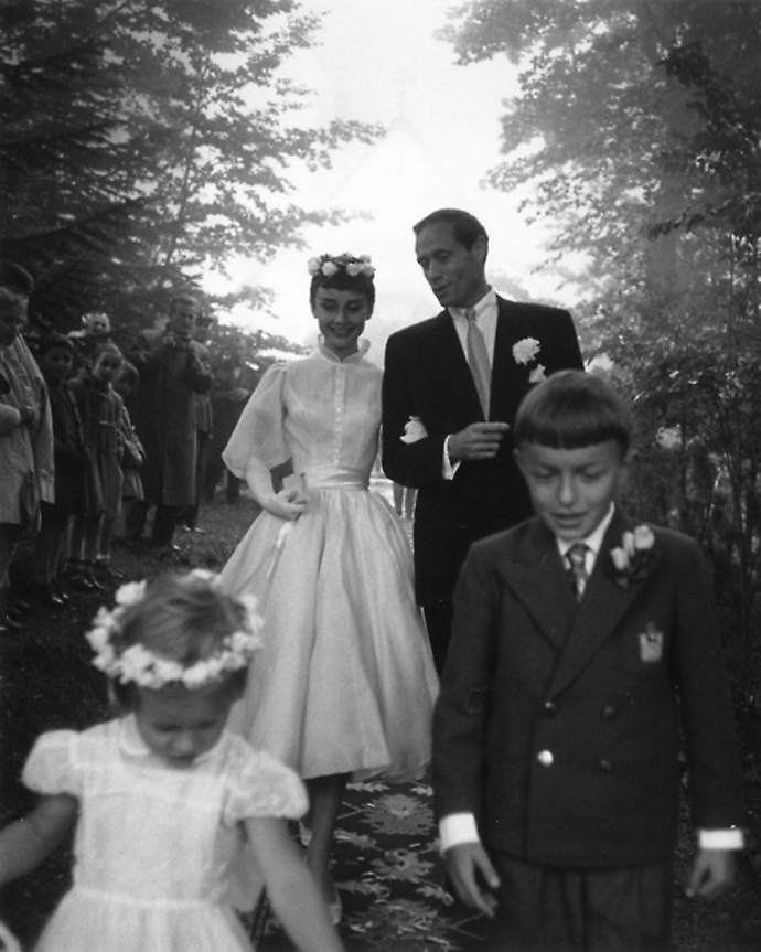 Audrey Hepburn a Mel Ferrer