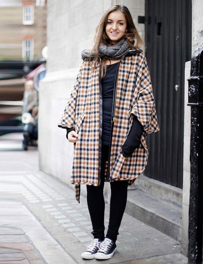 Street style z Londýna: Zimní kabáty