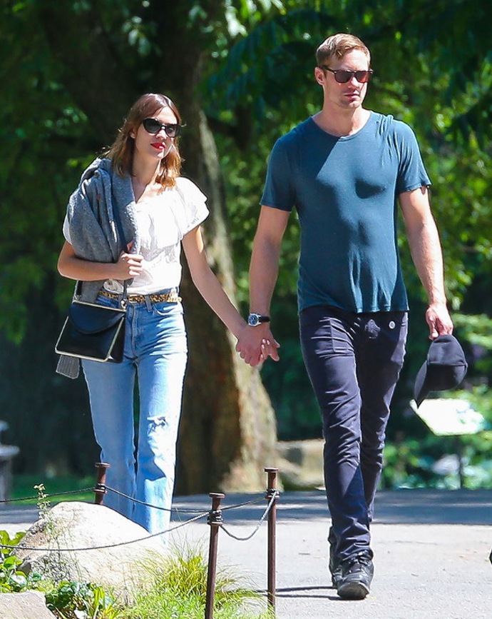 Herec Alexander Skarsgard a IT girl Alexa Chung