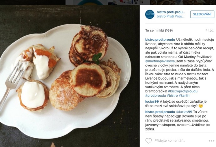 Recept na lívance z Bistra Proti Proudu