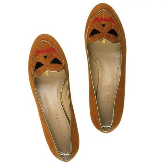Charlotte-Olympia-pumpkin-flats