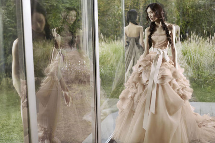 Vera Wang – modelka: Shu Pei
