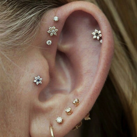 Hot trend z Instagramu: Piercingy v uších Hot trend z Instagramu: Piercingy v uších