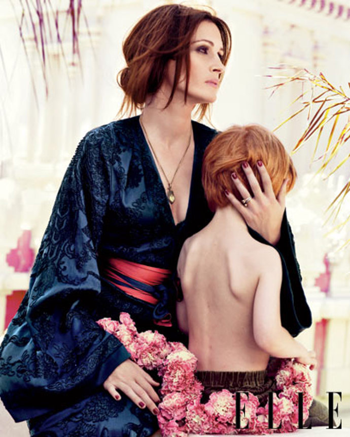 Julia Roberts pro ELLE v roce 2010
