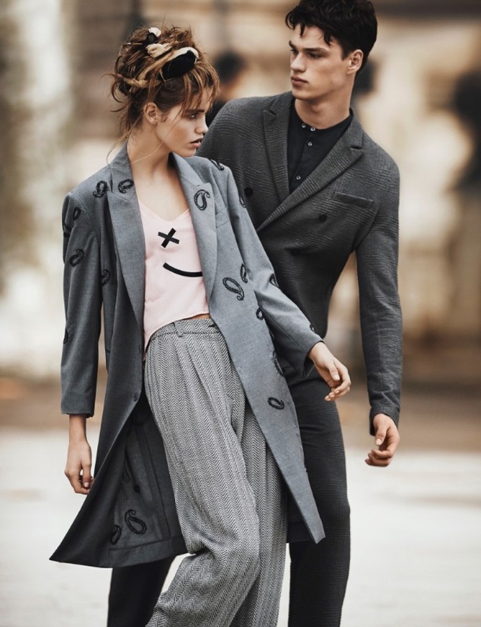 Modelové: Luna Bijl, Filip Hrivňák Fotograf: Lachlan Bailey