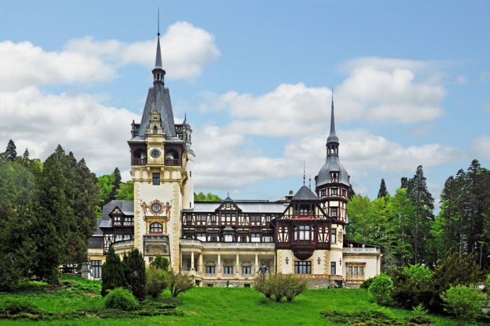 Neorenesanční hrad v Karpatech
