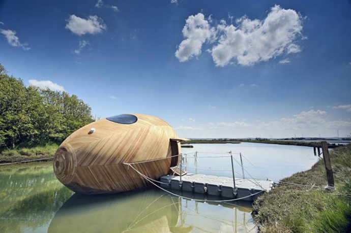 Exbury Egg, ústí řeky Beaulieu, Velká Británie
