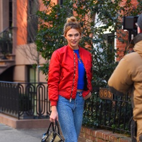 Karlie Kloss v botách By Far Karlie Kloss v botách By Far