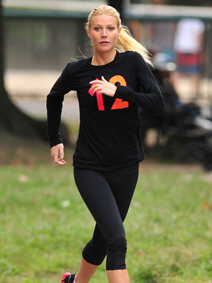 Ladně běžící Gwyneth Paltrow