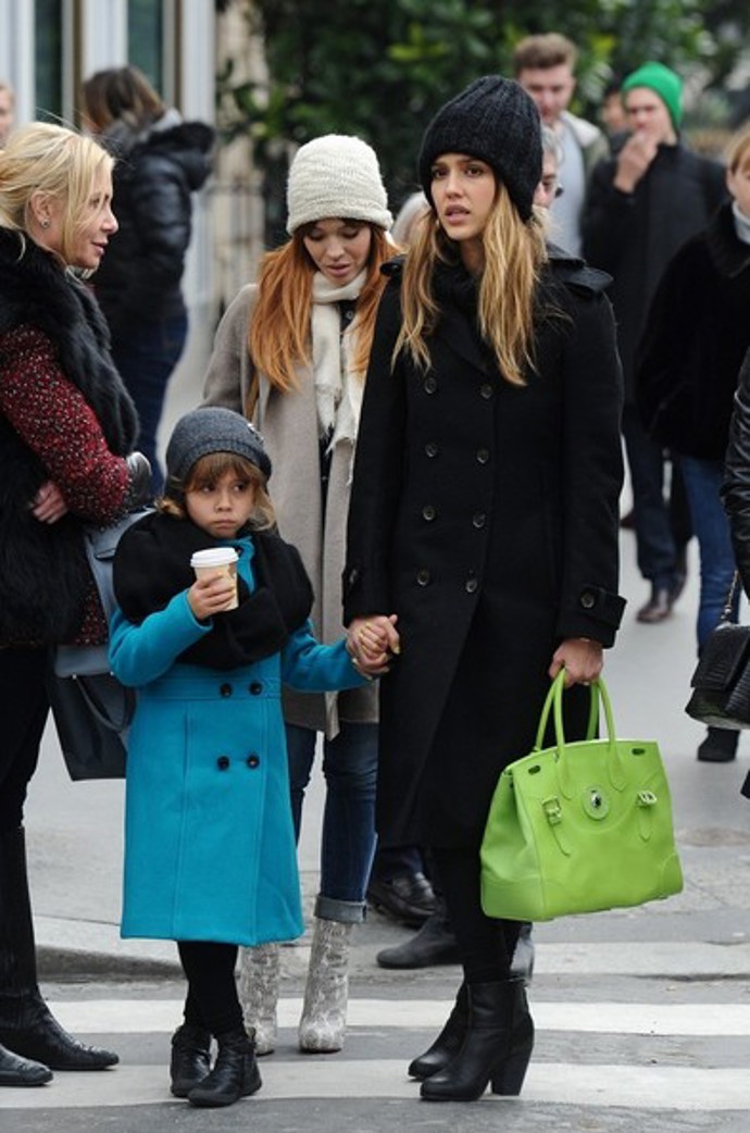 Jessica Alba a její dcerka