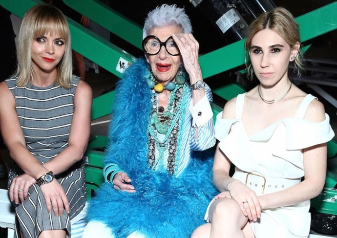 Christina Ricci, Iris Apfel a herečka Zosia Mamet