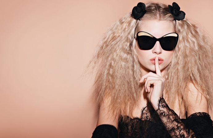 Lottie Moss v kampani Chanel Eyewear