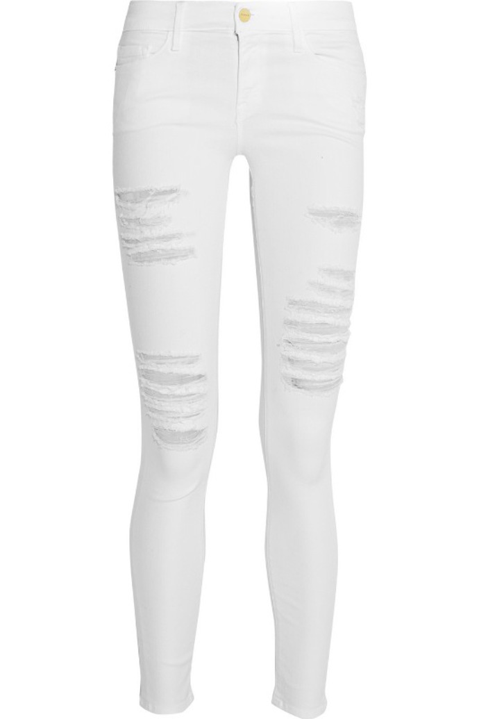 Otrhané džíny. Frame Denim, 215 euro