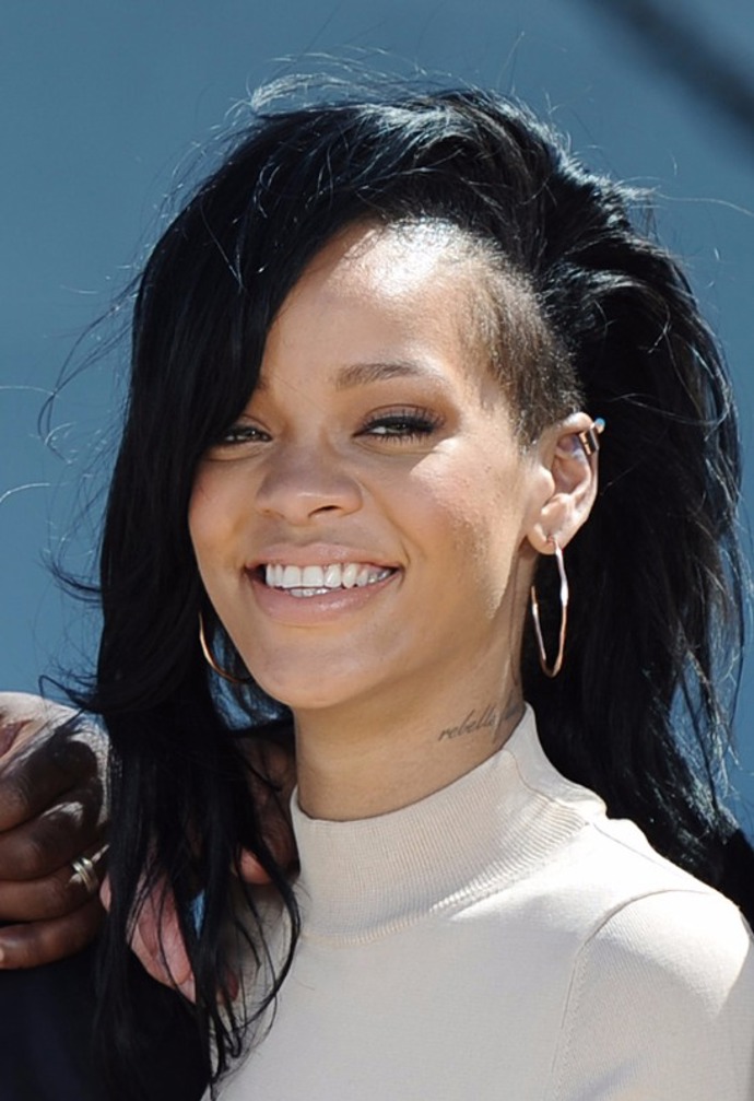 Rihanna, zpěvačka.