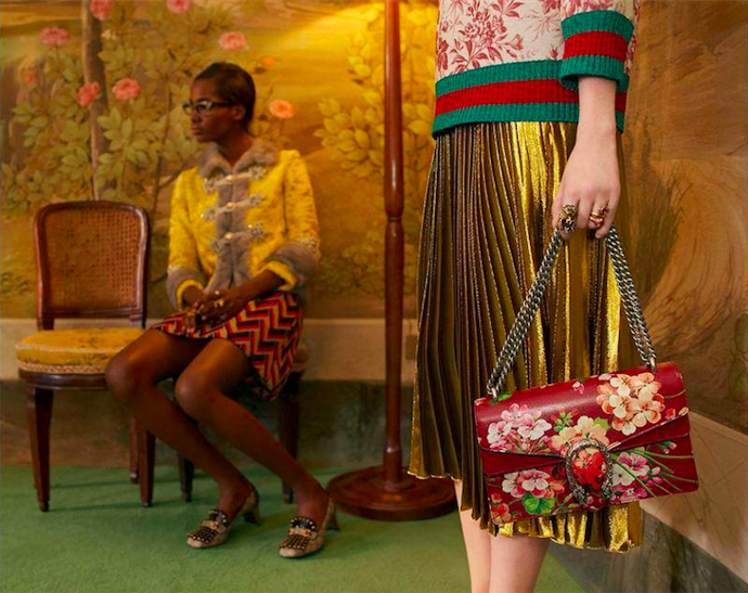 Alexandr (stylista): ‚‚Nová kampaň Gucci Cruise 2016 od fotografa Glena Luchforda se mi tolik líbí, že už ji mám stáhnutou jako tapetu v mobilu! Za vidění stojí i taneční video, které bylo k této kampani natočené.‘‘