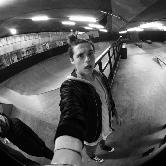Selfie ve skateparku