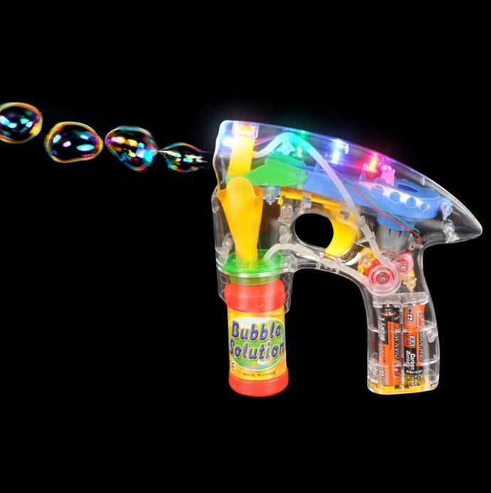 Svítící bublifuková pistole, www.easytoys.cz