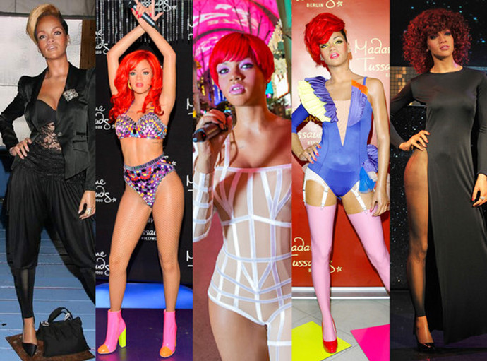Rihanna je „majitelkou“ sedmi voskových figurín v muzeích Madame Tussauds. Najdete je v Hollywoodu, Las Vegas, Washingtonu, Londýně, Sydney, Vídni a Berlíně. 