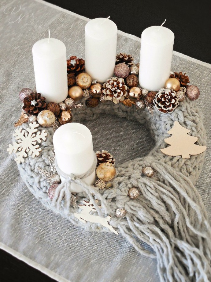 Nejkrásnější adventní věnce 2017