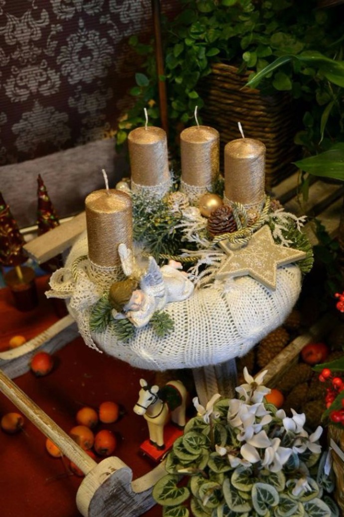 Nejkrásnější adventní věnce 2017