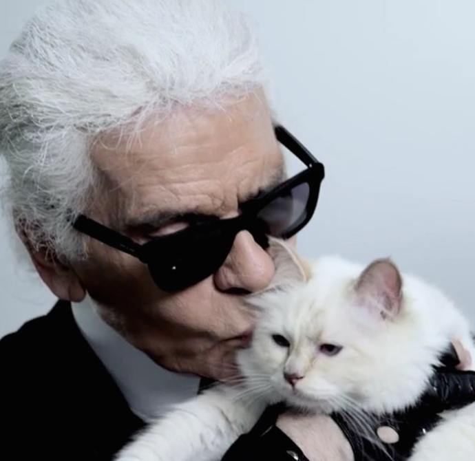 Karl Lagerfeld a Choupette