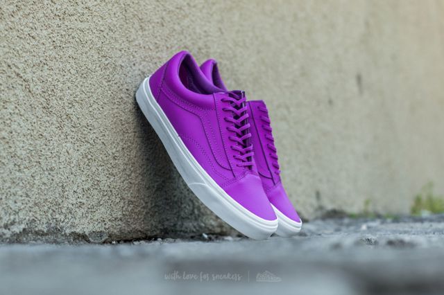 vans old skool neon leather neon purple 1290korun footshop 1156a