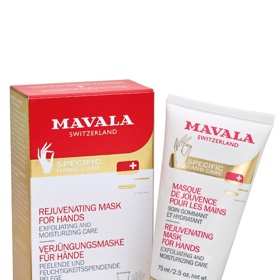 Maska a peeling na ruce Rejuvenating Mask For Hands, Mavala, prodává Fann za 650 Kč
Maska a peeling na ruce Rejuvenating Mask For Hands, Mavala, prodává Fann za 650 Kč