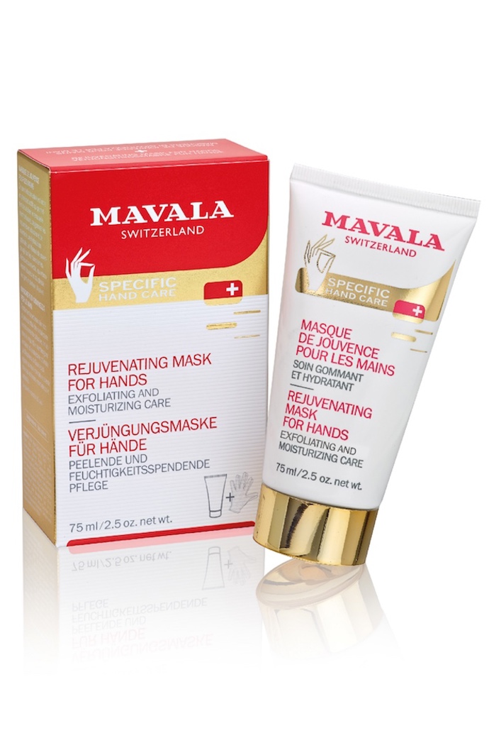 Maska a peeling na ruce Rejuvenating Mask For Hands, Mavala, prodává Fann za 650 Kč
