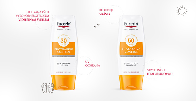 Eucerin ví, jak vyzrát na sluníčko i jak redukovat vrásky.
Eucerin ví, jak vyzrát na sluníčko i jak redukovat vrásky.