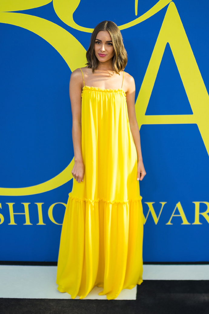Olivia Culpo v modelu Rebecca Minkoff
