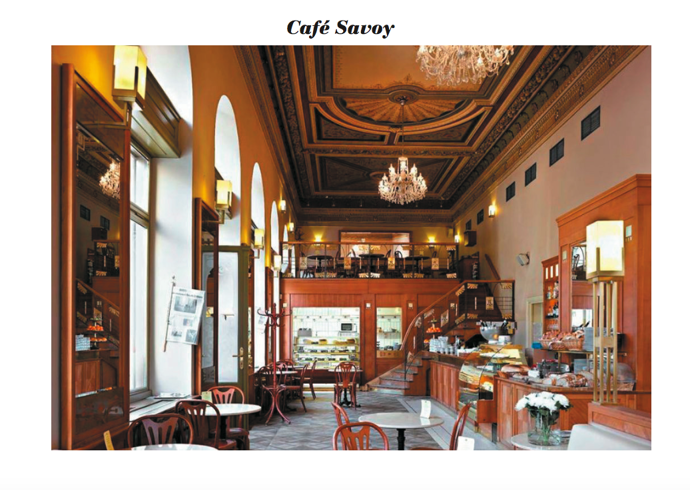 Anna Machová, redaktorka

„Nejradši mám Café Savoy. S manželem a dcerou si dáváme anglickou snídani a vrníme blahem. K tomuhle místu nás vážou silné vzpomínky – byli jsme tam na snídani po naší tajné ranní svatbě a připíjeli si kakaem. Zrovna dnes to jsou čtyři roky.“

www.cafesavoy.ambi.cz/cz/

