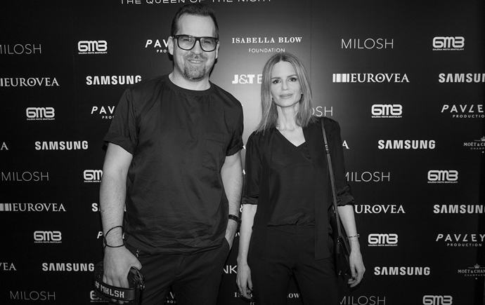 Návrhář Fero Mikloško a stylistka Zuzana Kanisová 
