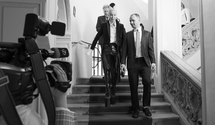 Zuzana Kanisová, Milosh Harajda, Daphne Guinness a Jozef Pavleye 
