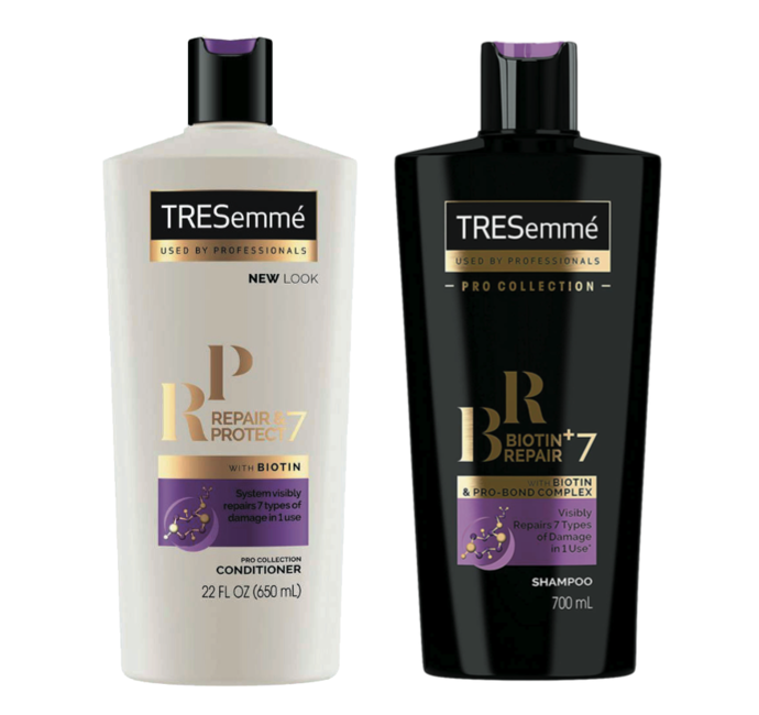 Když máte: poškožené vlasy

Tresemme Biotin Repair Shampoo, 149 Kč

Tresemme Biotin Repair Conditioner, 149 Kč
