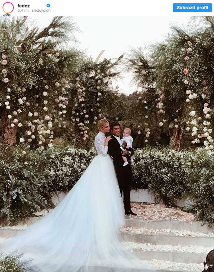 Chiara Ferragni v šatech Dior Haute Couture
