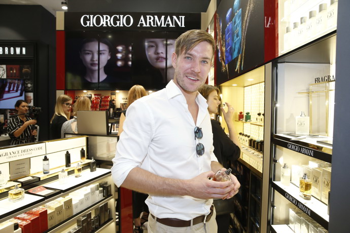 Kdo si nenechal ujít otevření nového stánku Giorgio Armani Beauty? 