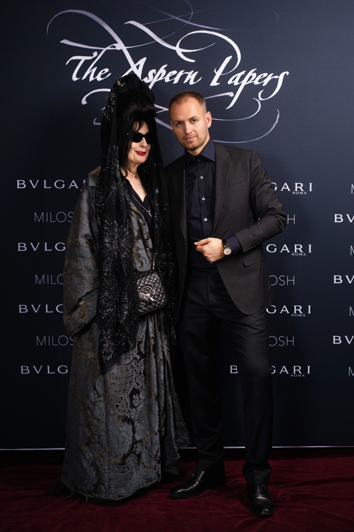 Diane Pernet a Milosh Harajda
