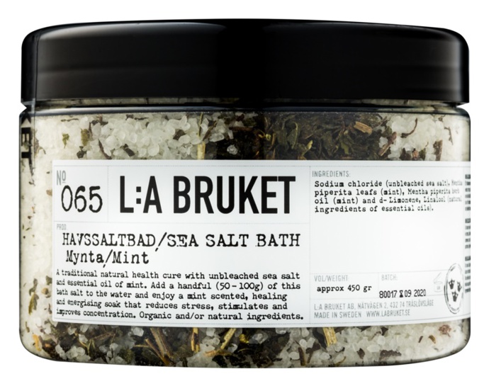 koupelová sůl s mátou peprnou, L.A. Bruket Spa, 581 Kč
