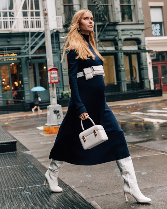 Těhotná a stylová podle Pernille Teisbaek
