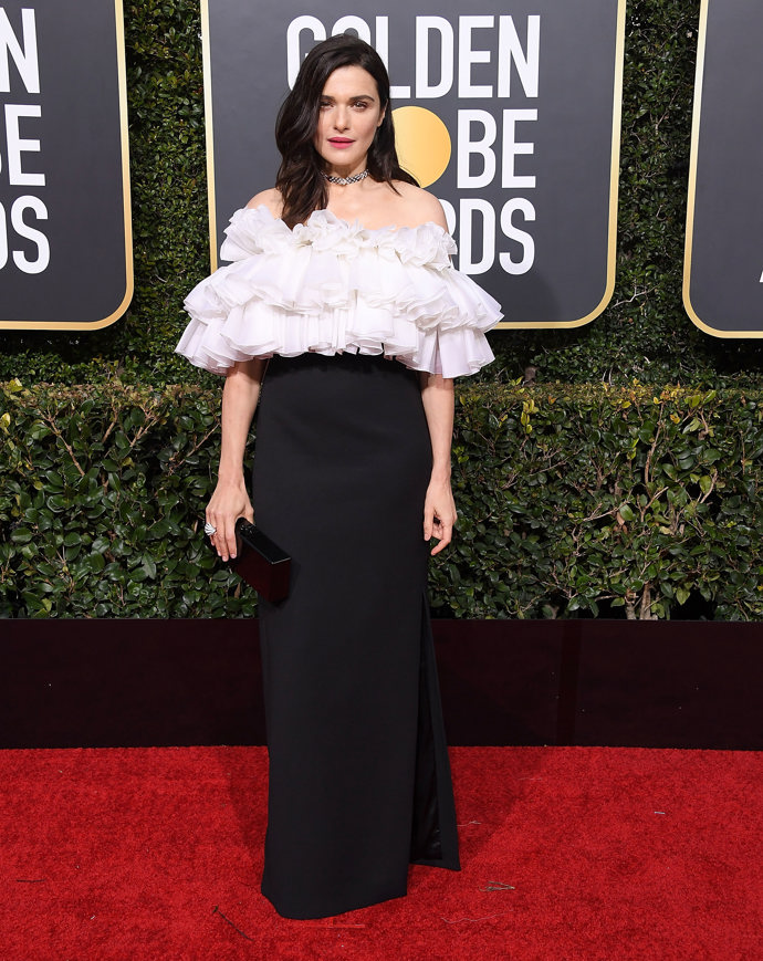 Rachel Weisz v šatech Celine a špercích Cartier
