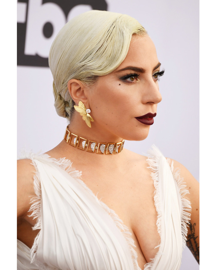 Lady Gaga a šperky z kolekce Tiffany Blue Book Collection 2019: