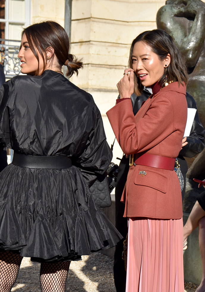 Street style po přehlídce Dior: