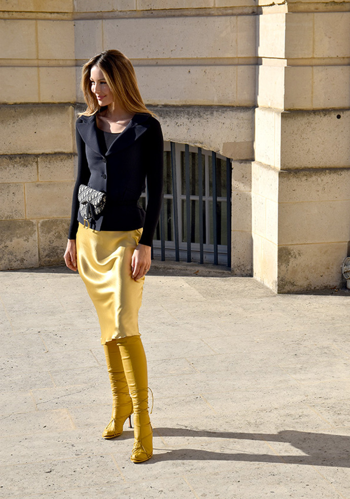 Street style po přehlídce Dior: