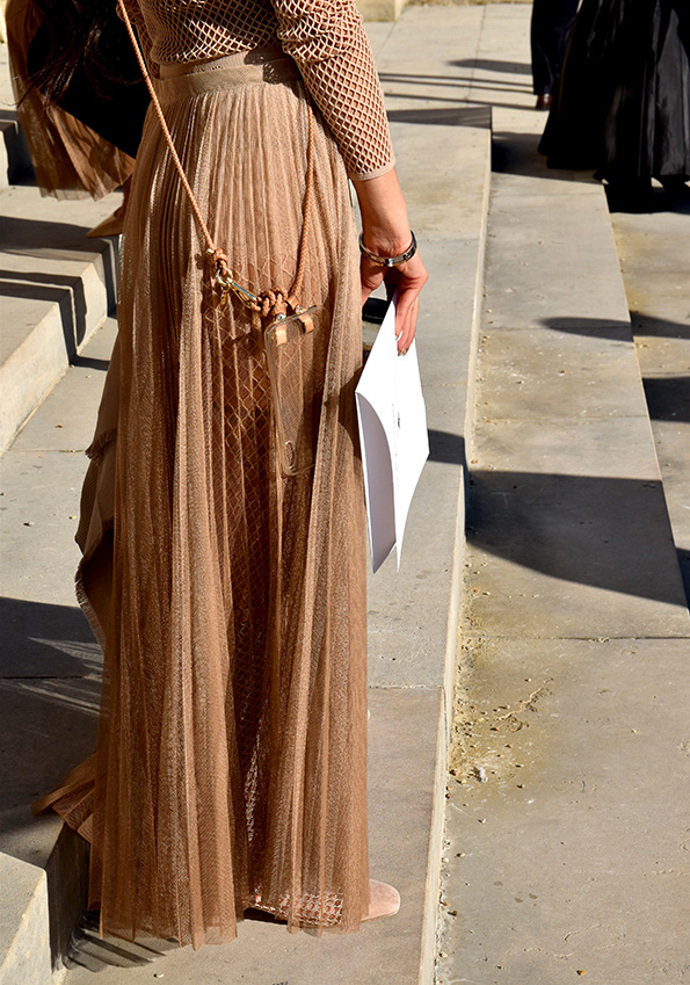 Street style po přehlídce Dior: