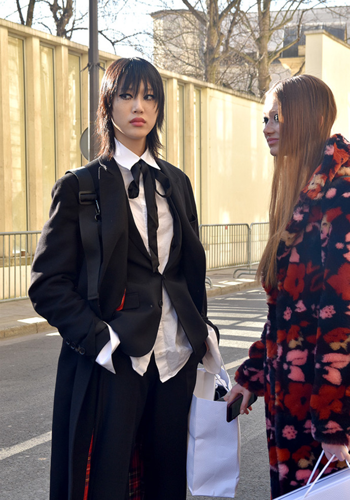 Street style po přehlídce Dior:
