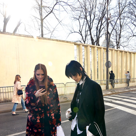 Street style po přehlídce Dior: Street style po přehlídce Dior: