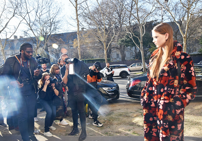 Street style po přehlídce Dior: